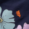 (ZT1415) Butterfly Embroidery Pocket Tee