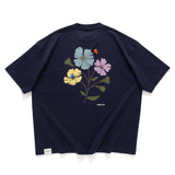 (ZT1415) Butterfly Embroidery Pocket Tee