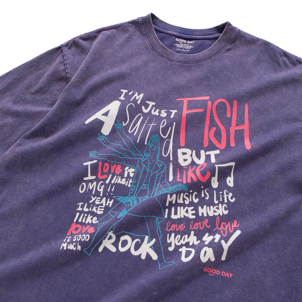 (ZT1430) "I'm Not Just A Salted Fish" Graphic Tee