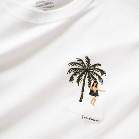 (ZT1482) Hawaii Surfing Graphic Pocket Tee