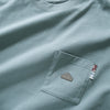 (ZT1551) Geisha Stamp Graphic Pocket Tee