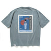 (ZT1551) Geisha Stamp Graphic Pocket Tee