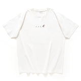 (ZT1635) Animal Footprints Embroidery Tee