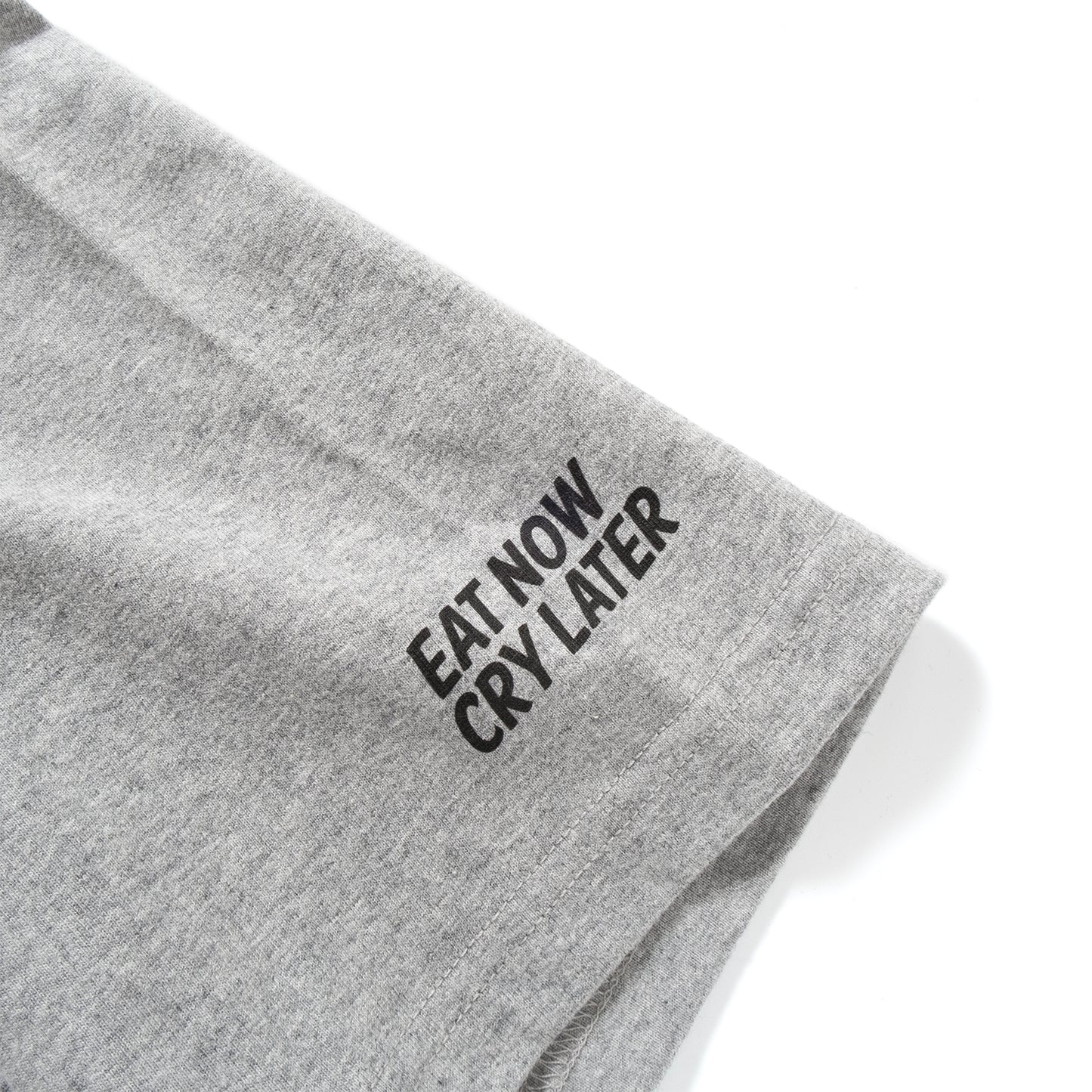 (ZT1645) Eat Now Cry Later 圖案 Tee