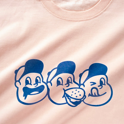 (ZT1645) Eat Now Cry Later 圖案 Tee
