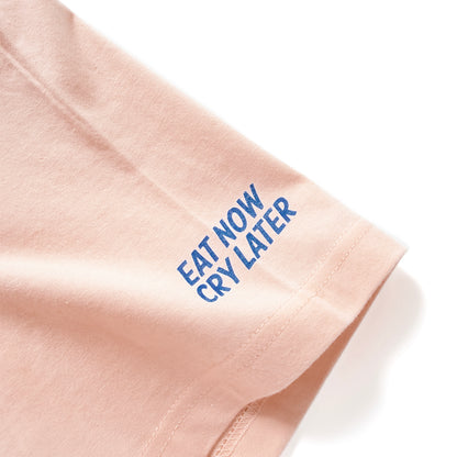 (ZT1645) Eat Now Cry Later 圖案 Tee