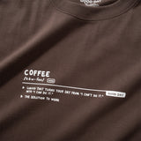 (ZT1655) Coffee Dictionary Graphic Tee