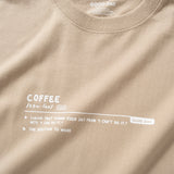 (ZT1655) Coffee Dictionary Graphic Tee