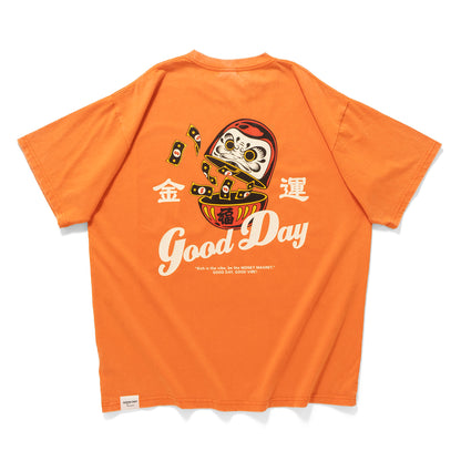 (ZT1673) Rich Daruma Graphic Tee