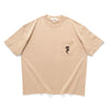 (ZT1682) Panther Embroidery Pocket Tee