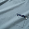 (ZT1685) Meow Begins Patchwork Pocket Tee
