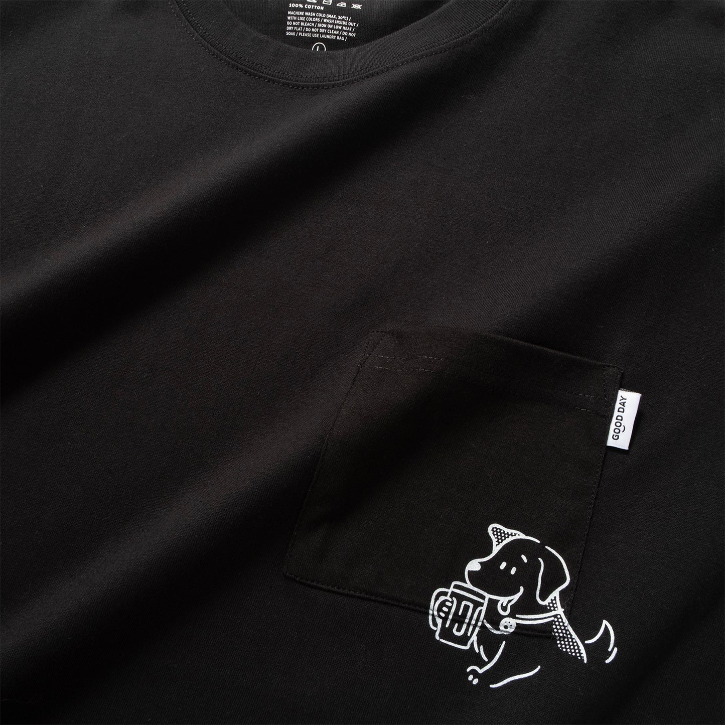 (ZT1710) Always Together Graphic Pocket Tee