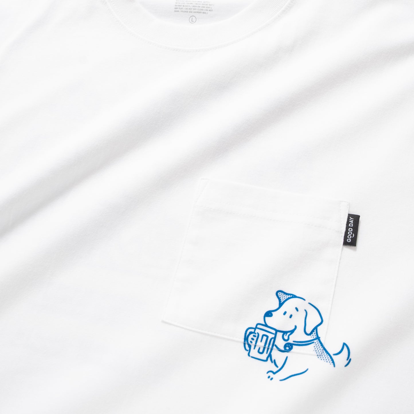 (ZT1710) Always Together Graphic Pocket Tee