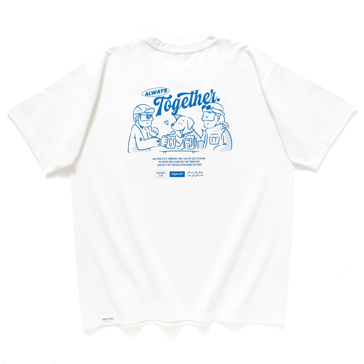 (ZT1710) Always Together Graphic Pocket Tee