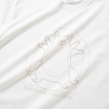 (ZT1719) The Vitruvian Dog Graphic Tee
