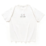 (ZT1725) Hard To Ignore Embroidery Graphic Tee