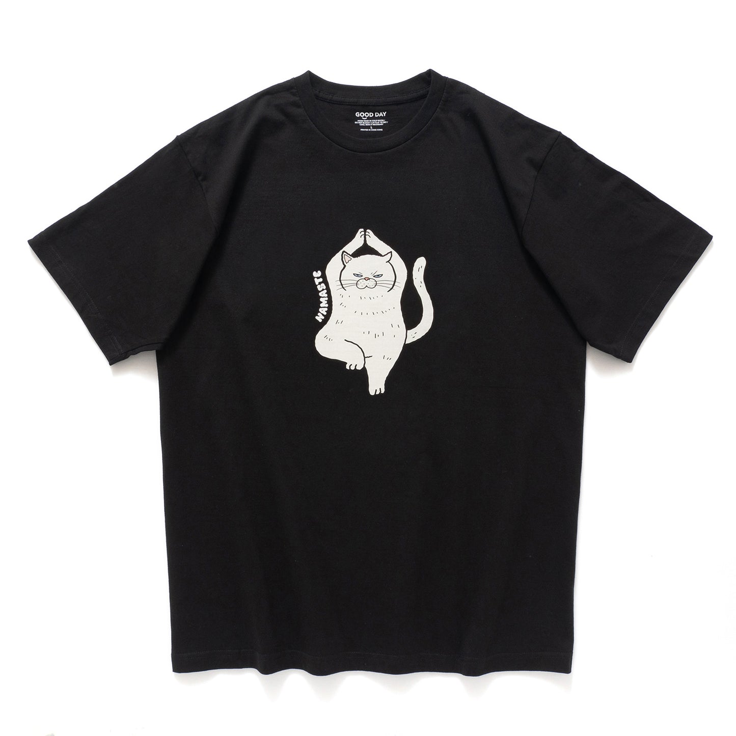 (ZT1730) Namaste Cat 圖案 Tee