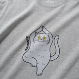 (ZT1730) Namaste Cat Graphic Tee