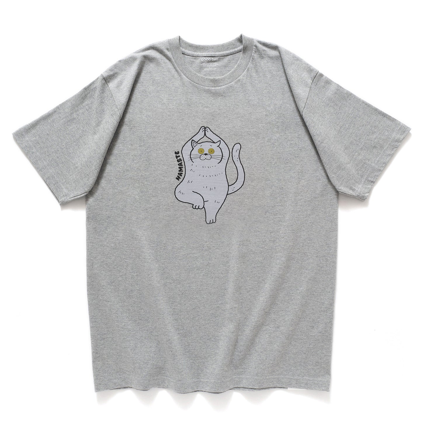 (ZT1730) Namaste Cat 圖案 Tee