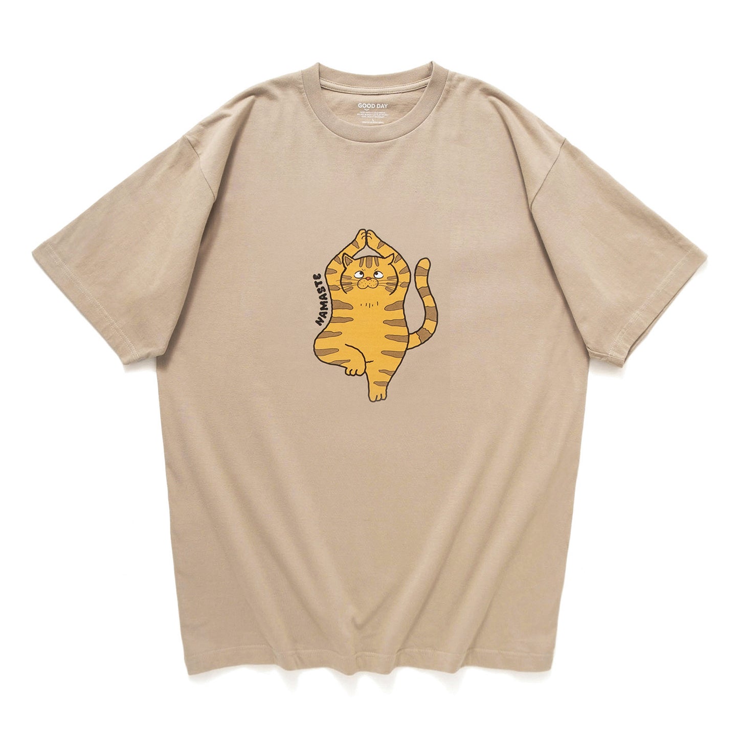(ZT1730) Namaste Cat 圖案 Tee