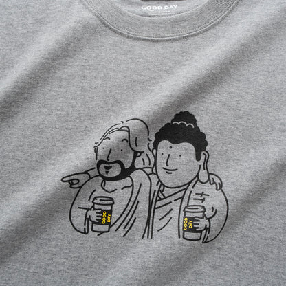 (ZT1757) Sacred Coffee Time 圖案 Tee