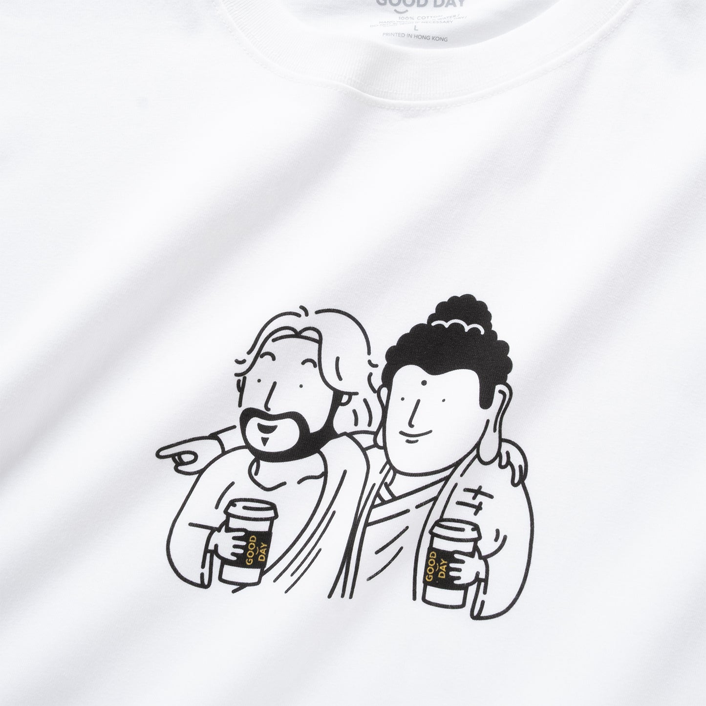 (ZT1757) Sacred Coffee Time 圖案 Tee