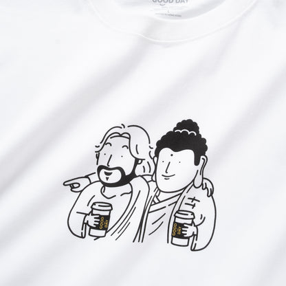 (ZT1757) Sacred Coffee Time 圖案 Tee