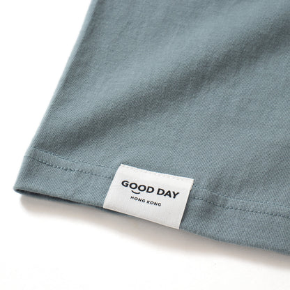 (ZT1947) Canned Cat Graphic Pocket Tee