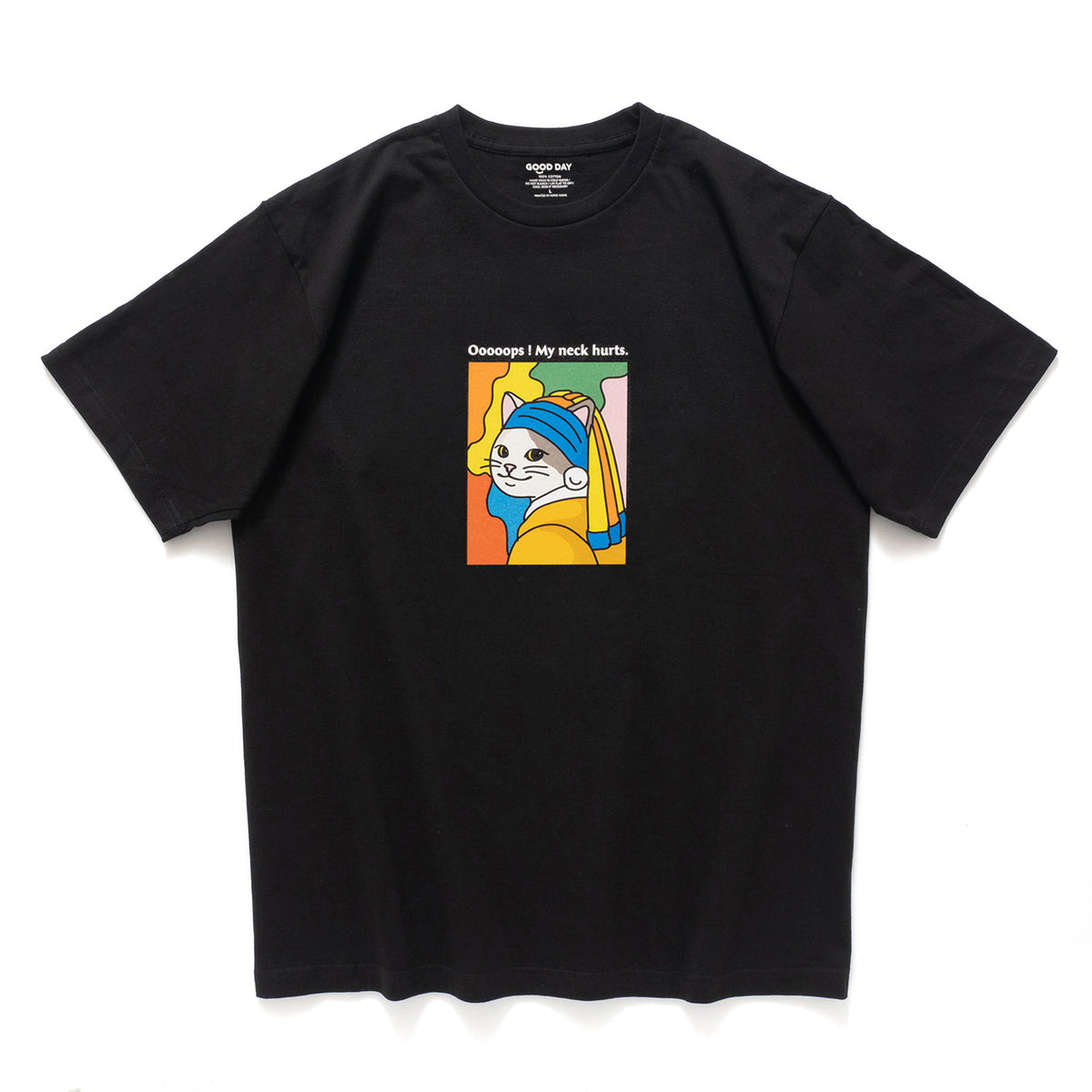 (ZT1992) Oops My Neck Hurts 圖案 Tee
