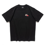 (ZT1857) Catzilla Embroidery Graphic Tee