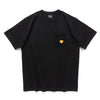 (ZT1165) Colorful Heart Embroidery Pocket Tee