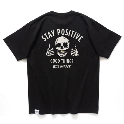 (ZT1907) Gold Teeth Stay Positive Graphic Tee