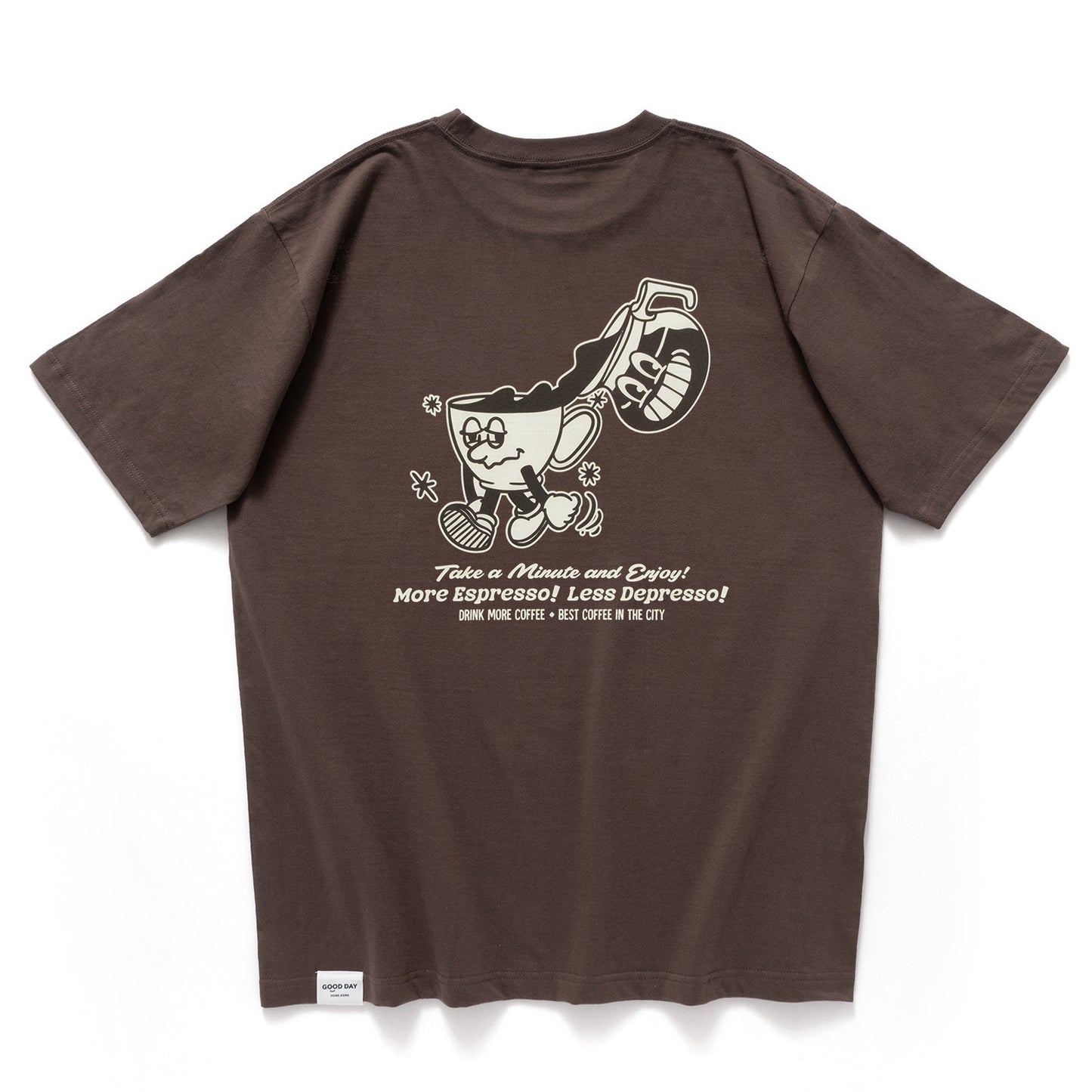 (ZT1755) Coffee Power Graphic Tee