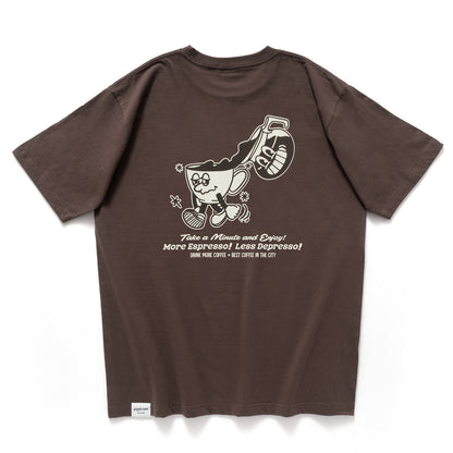 (ZT1755) Coffee Power Graphic Tee