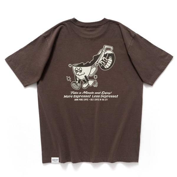 (ZT1755) Coffee Power Graphic Tee