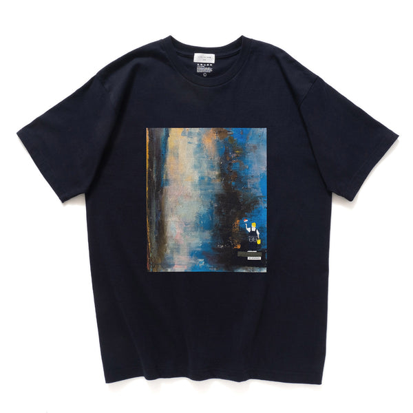 (ZT1218) Oil Paint Embroidery Graphic Tee