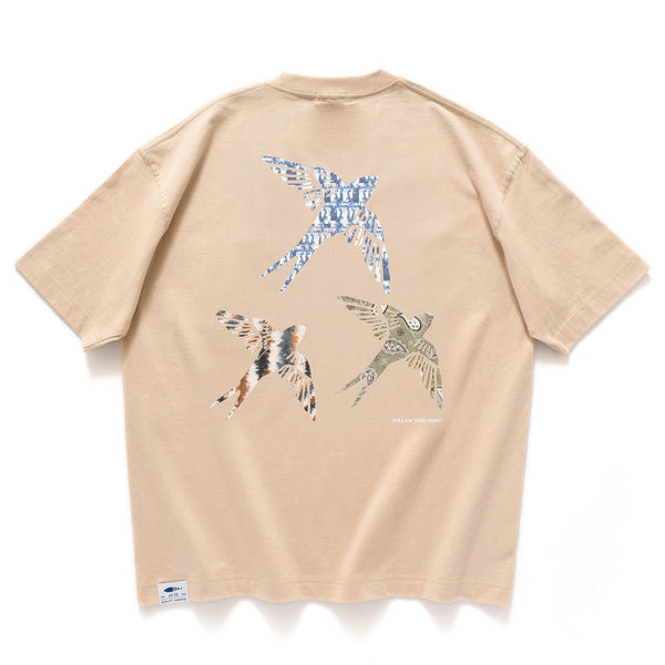 (ZT1143) Swallows Graphic Pocket Tee