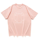 (ZT749) The Vitruvian Cat Graphic Tee