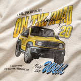 (ZW429) On The Road Jeep Graphic Sweater