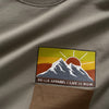 (ZW435) Landscape Embroidery Pocket Sweater