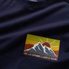 (ZW435) Landscape Embroidery Pocket Sweater
