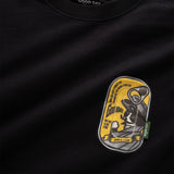 (ZW437) Canned Cat Graphic Pocket Sweater