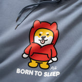 (ZW440) Born To Sleep Graphic Hoodie