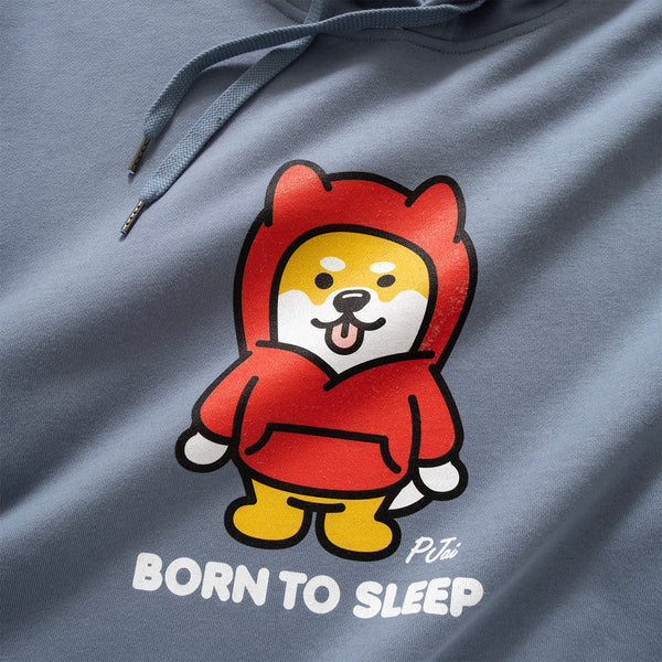 (ZW440) Born To Sleep Graphic Hoodie