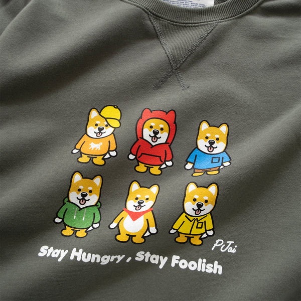 (ZW441) Stay Hungry Graphic Sweater