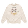 (ZW448) Daruma Graphic Embroidery Sweater
