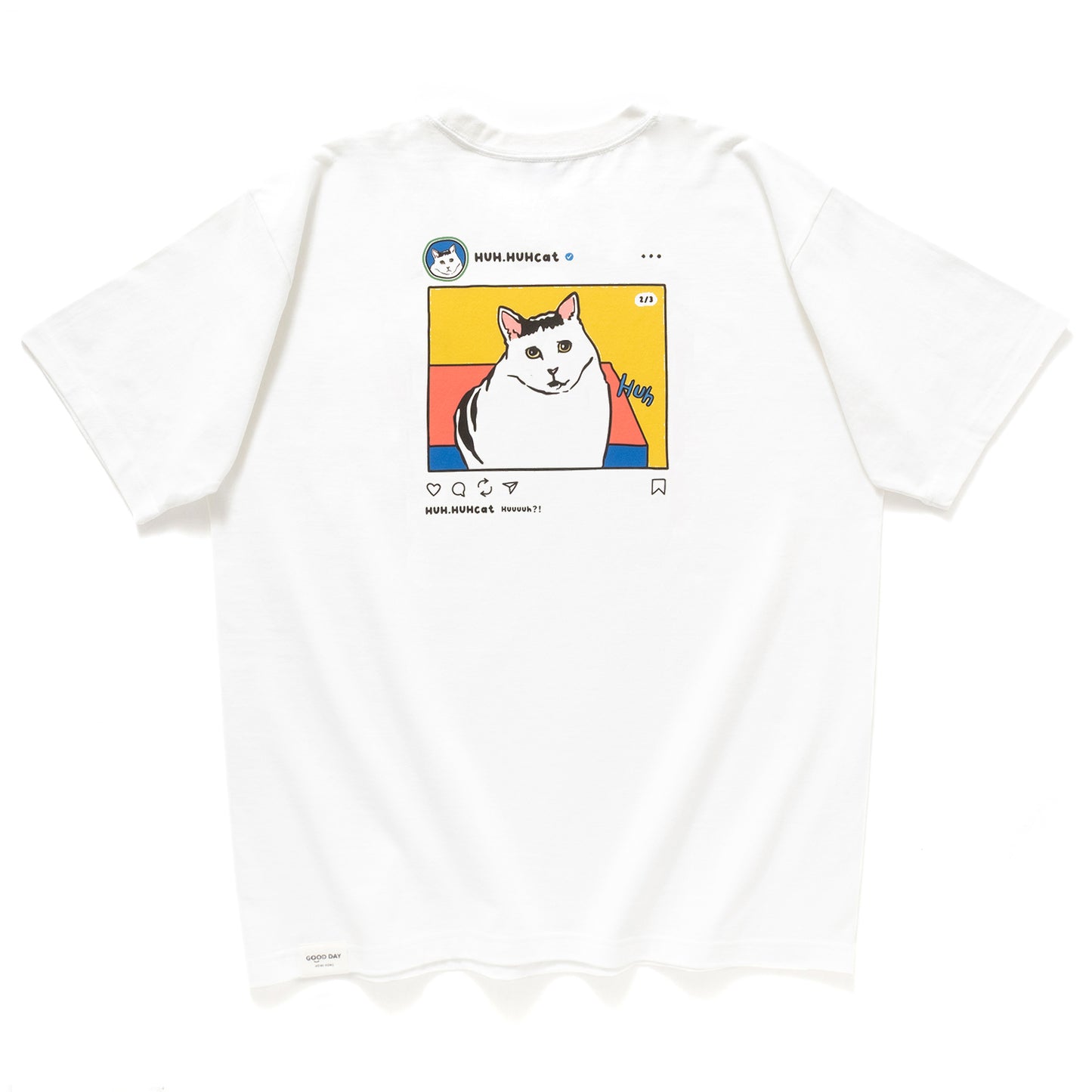 (ZT1868) Huh Cat IG Graphic Tee