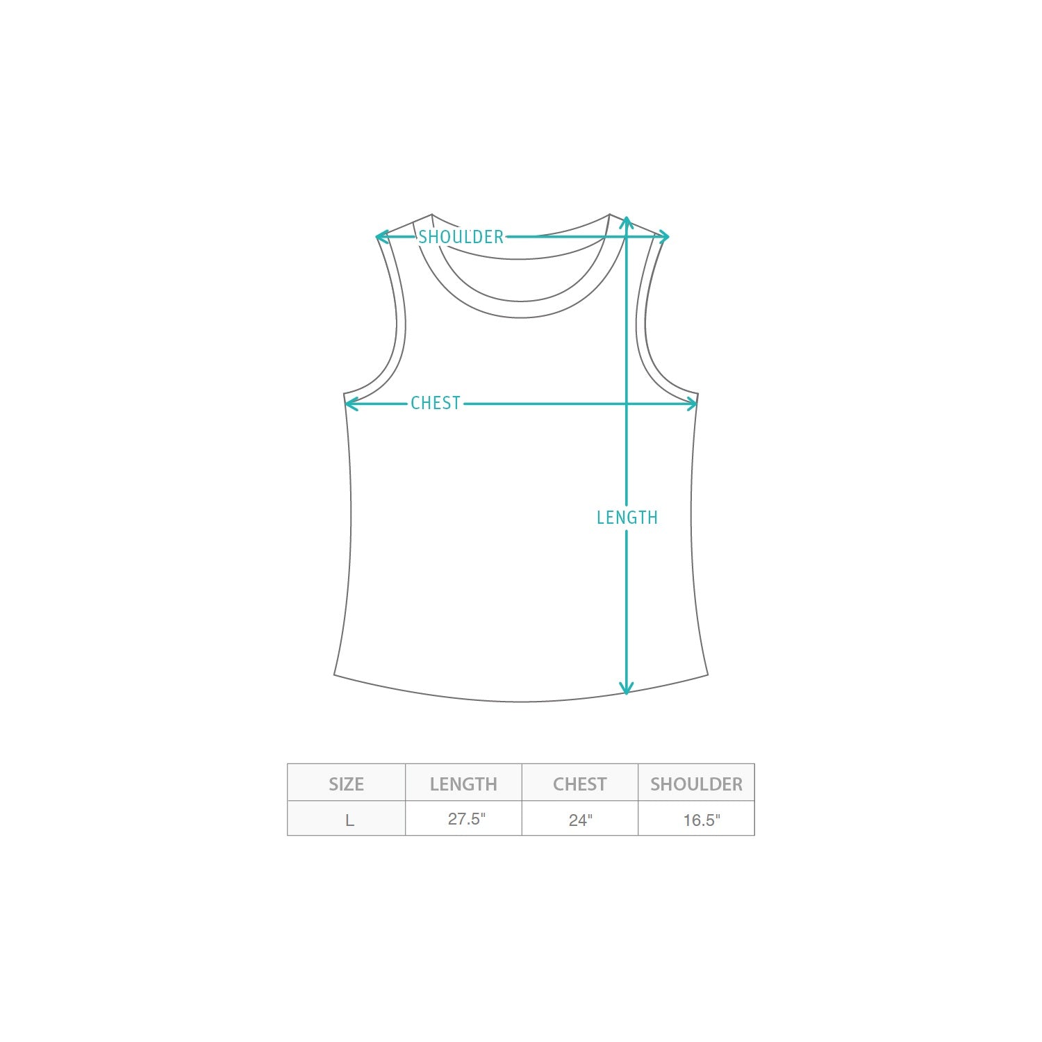 (SAM019) Sample 2 Face Fleece Vest Size Chart