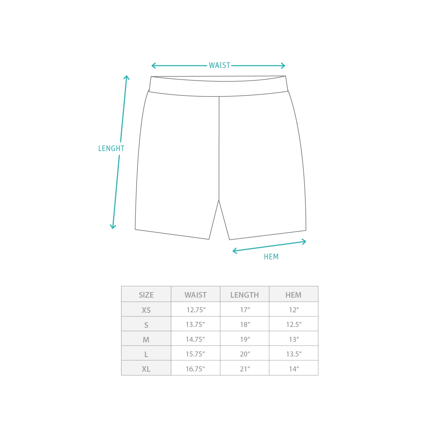 (SP406) 網布拼布短褲 Size Chart