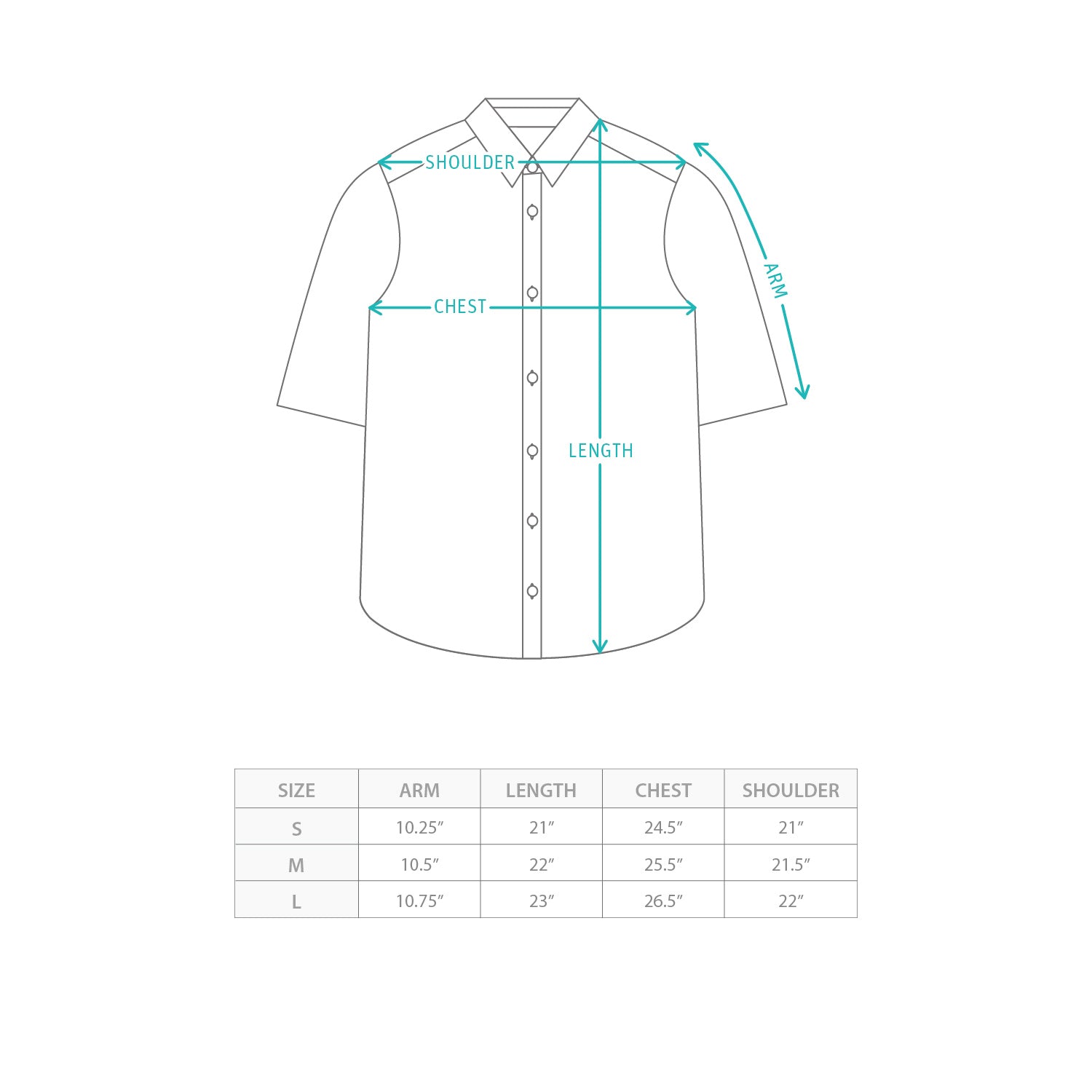 (ST551) 泡泡棉條子女裝恤衫 Size Chart
